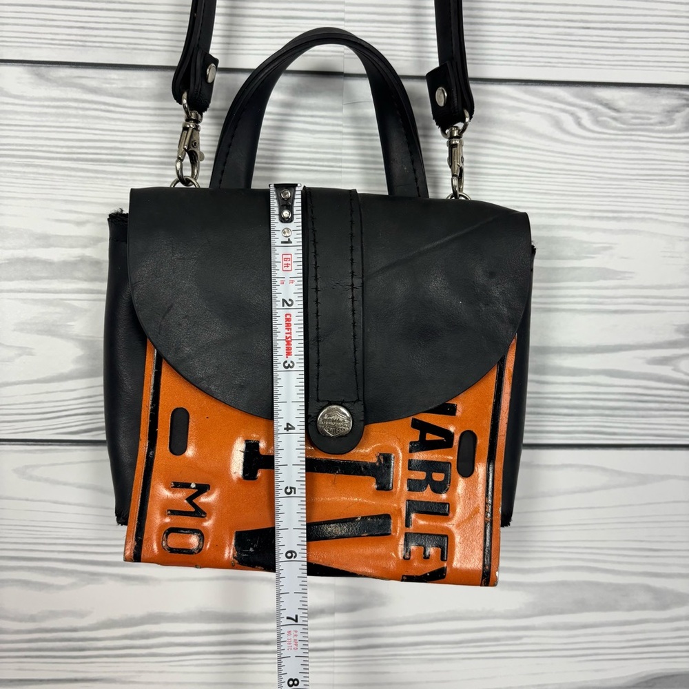 Harley-Davidson Little Earth License Plate Bag Purse Handbag Crossbody - Picture 6 of 16